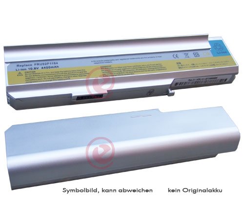 Akku für Lenovo FRU 92P1186 3000 N200 (15.4" widescreen) 3000 N200 0769 Lenovo 3000 C200 Lenovo 3000 C200 8922 Lenovo 3000 N100 10,8V 4400mAh