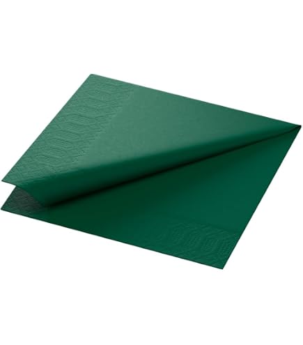 Duni Zelltuch-Servietten 3-lagig – 33 X 33 Cm, 1/4 Falz, Honey-Farbe, 250 Stück