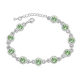 MIMOO Mode Bracklet Damenschmuck Extravaganz Mode High-End-Armbanduhr mit österreichischem Kristall und Klaviermusik