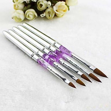 RY@ 5 PCS Akrilik UV Gel, Nail Art Desain Pena, Polish Sikat Lukisan Alat Manicure Kit