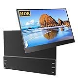portable monitor hdmi vga SINGLE TYPE-C WIRD BENÖTIGT - Nur ein Typ-C-Kabel (Power & Video) ist für mobile Geräte mit USB 3.1 Gen2 (10 Gbps) verfügbar. Verwandeln Sie Android-Smartphones sofort in Arbeitsstationen, fürchten Sie sich nicht, wenn Sie keinen Computer haben