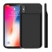 Produktbild iPhone X Akku Fall [Unterstützung Lightning Kopfhörer], 3600 mAh Slim Portable Extend Akku Pack Ladegerät Fall, wiederaufladbarer Power Bank Aufladen Case für iPhone X/iPhone 10-black