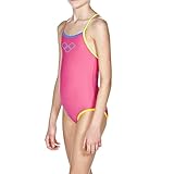 80% poliamida, 20% elastano arena Chica Sport Spray - Bañador, niña, Sport Badeanzug Spray, Fresia Rose/Multi, 152