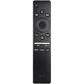 7SEVEN® Compatible with Samsung Smart TV Remote Model BN-59-01330E with Bluetooth Voice Command Suitable for LED UHD OLED Curved Frame Series - Match Keys Exactly with Existing Samsung TV Remote