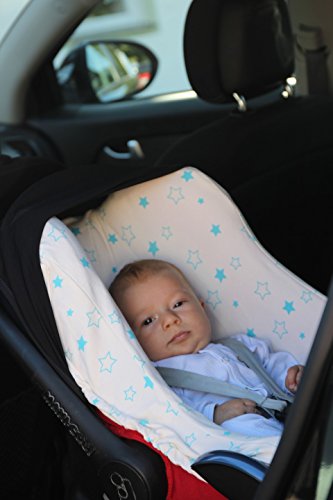 ByBoom® – Sommerbezug, Schonbezug für Babyschale aus 100% BIO-Baumwolle mit Motiv, Universal für z.B. Maxi-Cosi, CabrioFix, Pebble, City SPS - 8