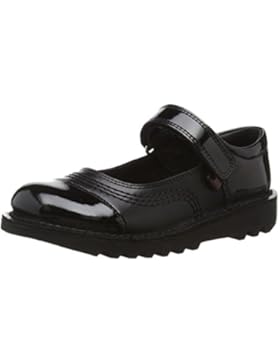 Kickers M&AumlDchen Kick Pop Juniors Mary Jane Halbschuhe, Schwarz (Schwarz), 34.5 EU (2.5 UK)