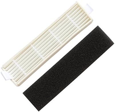 REYEE FILTER KIT 5x Ecovacs HEPA Filter and 5x Fine filtration Cotton Replacement for D36A TEK TCR-S TCR-S2 TCR660 M1
