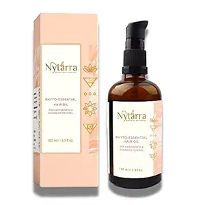 Nytarra Phyto-Essential Hair Oil - for Hair Growth & Dandruff Control, Reduces Hairfall, 100% Natural, No Mineral Oils, Chemical Free - 100 ML