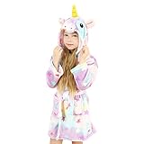 wgde toy Jouets pour Filles de 8-9 Ans, Douce Licorne Peignoir à Capuchon Vêtements de Nuit pour Enfants Licorne Jouets pour Filles de 8-9 Ans Cadeaux de Licorne pour Filles de 8-9 Ans