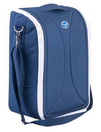 Snug Travel Baby Bed / Cot - Doubles as a Nanny and Nappy Bag (Blue)