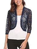  Aimage - Torera - para Mujer Azul Azul Marino Medium