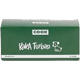 Cook Kaka Torbası, 12 Rulo x 30 Torba, 360 Adet, Elma Kokulu, Yeşil