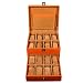 Leather World Tan Watch Box Case for 16 Watches Guaranteed High Quality PU Leather 2 storey RS.1999.00