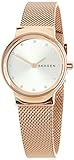 Skagen Damen Analog Quarz Uhr mit Edelstahl Armband SKW2665