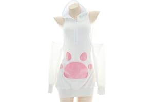 SINROYEE Damski kostium królika dziewczyna odzież domowa body ze spódnicą seksowna bielizna anime cosplay