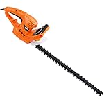 VonHaus 550W Electric Hedge Trimmer / Cutter with 61cm (24 inch) Blade + Blade Cover & 10m Cable