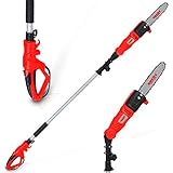 HECHT Elektro-Hochentaster 971 W Astkettensäge...