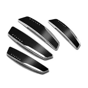 Semaphore Original Universal Car Door Guard Scratch Protector Set of 4 - Made in Korea (Black)