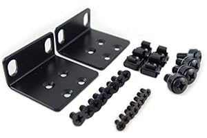 RW RoutersWholesale - 1U Rack Mount Kit Compatible with (420-10005-01) - Secure Mounting for Networking Devices