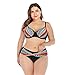 Produktbild X-xyA Frauen Plus Size Bikini Sexy Badeanzug Mit Hoher Taille Gedruckt Schicke Bademode Badeanzug 6669,L