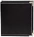 Simple Stories Leather Snap Binder 6-inch x 8-inch, Black