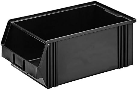 Wez 1007114 ESD Plastic Storage Box – Black