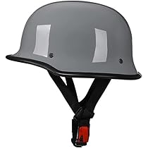 Demi-casque Moto Rétro En Cuir - Certifié ECE - Visière Intégrée - Pour Scooter, Cruiser - Tailles M à XXL
