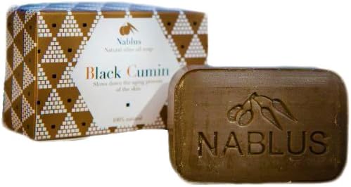 Black Cumin Nablus Natural traditional Olive Oil Soap 100g Gift Wrapped