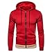 Produktbild serliyHerren Kapuzenpullover Sweatjacke Sweatshirt Langarm Hoodie Sport Style Casual Fitness Training Basic