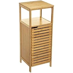 AC-Déco Meuble Bas en Bambou - Sicela - 30 x 30 x 78 cm