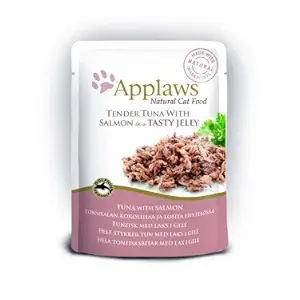 Applaws Cat Wet Food 70g Tender Tuna with Salmon in a Tasty Jelly (Pack of 16)