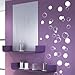 Price comparison product image 58 Bubbles Bathroom Window Shower Tile Wall Stickers, Wall Decals, Car Decals