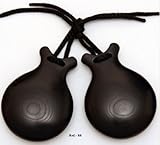 castañuelas de madera o fibra CASTAÑUELAS - Jale (87/6) Fibra de Vidrio Negra (Numero 6) Profesional