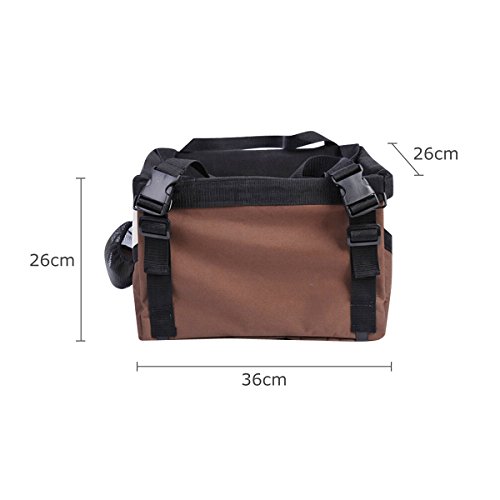 EZI-Folding-Bicycle-Front-Carrier-Small-Pet-Basket-Outdoor-Travel-Coffee-Bag