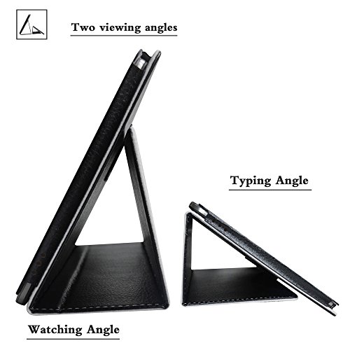 Chuwi Hi12 hülle,Mama Mouth Folding Ständer Hülle Case mit Standfunktion für 12″ Chuwi Hi12 Windows 10 & Android 5.1 Dual System Tablet PC,Schwarz - 5