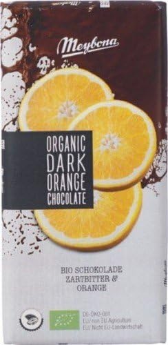 Organic Orange Dark Chocolate 100g by Meybona