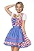 Produktbild Atixo Traditionelles Minidirndl - rot/blau/weiß, Größe Atixo:XS