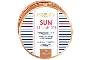 BOURJOIS Sun Maquillage Compact Illusion T72 - Primer à Maquillage - Velours - Crème - Pore-minimizing, Skin-smoothing - 18 milliliters - T72
