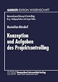 Image de Konzeption und Aufgaben des Projektcontrolling (Unternehmensführung & Controlling)