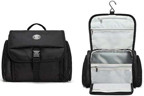 FEDER Kulturbeutel Comfort | Große Reise-Kulturtasche zum Aufhängen | Waschtasche mit vielen Fächern - 7