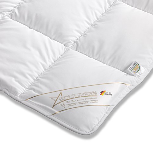 GOLD STERN Soft Comfort atmungsaktive Ganzjahresdecke, waschbar 60 Grad (220×240 cm) - 4