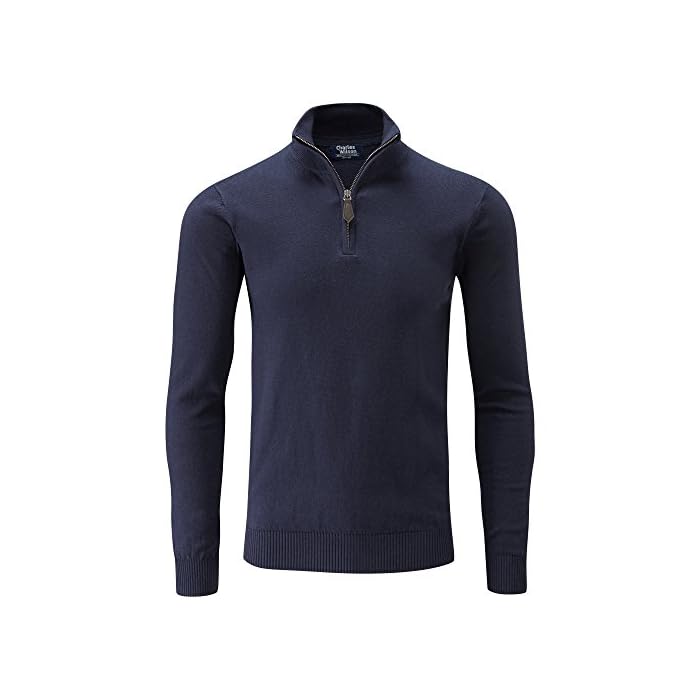Buy Charles Wilson Fine Knit Zip Neck 