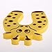 Vktech 10pcs Set Child Safety Cartoon Door Card Baby Door Stopper Clip Security