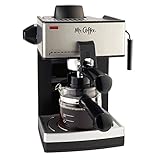 Mr. Coffee ECM160 4-Cup Steam Espresso Machine, Black RS.8049 (30.00% Off) - Amazon