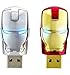 Produktbild 4 GB 8 GB 16 GB 32 GB 64 GB USB Flash Drive Marvel Avengers Iron Man mit LED-Licht Marke neue gold 32 GB