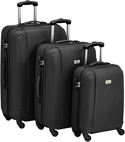 Fabrizio Luggage Sets  10143-0100-S+M+L Black 80.0 liters