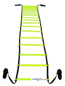 HeadTurners Agility Speed Ladders, Agility Training Ladders, Speed Agility Ladder for Fitness and Stamina Training (8 Meters, 18 rungs)