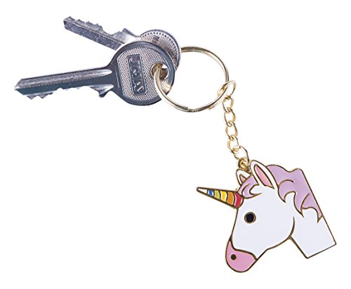 Doiy Custom emokeyrings Einhorn, mehrfarbig
