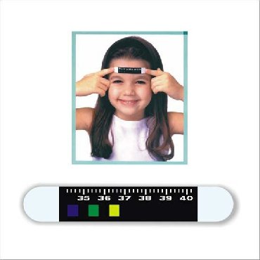 Forhead Temperature Indicator Strip Thermometer Instant Fever Check