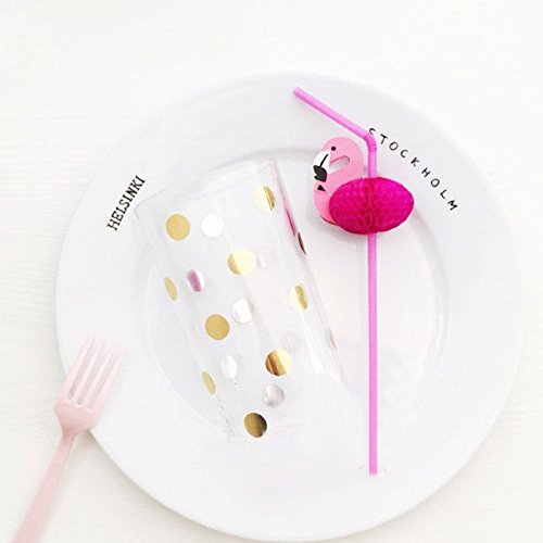 UK Stock 10pcs Bendable Kunststoff Cocktails Geburtstag Hochzeitsfeier trinken Strohhalme (10) - 5